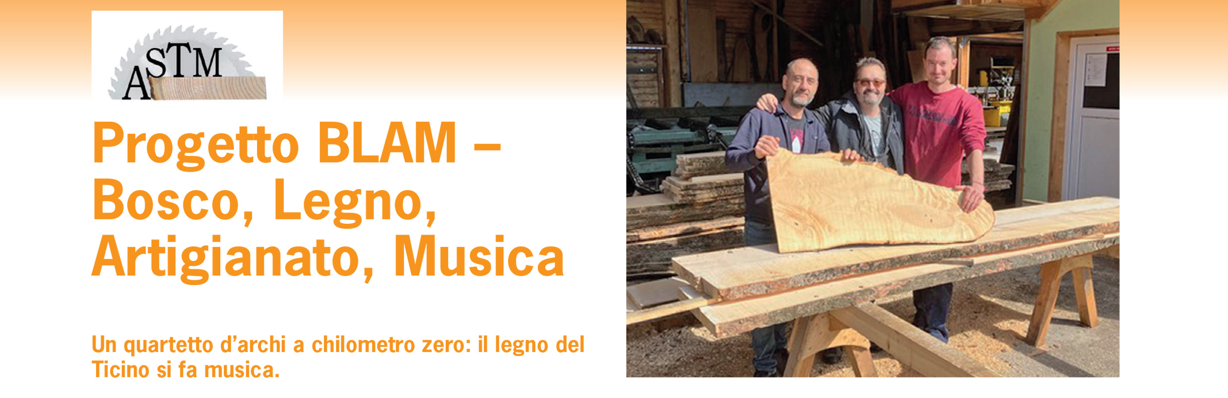 Progetto BLAM – Bosco, Legno, Artigianato, Musica